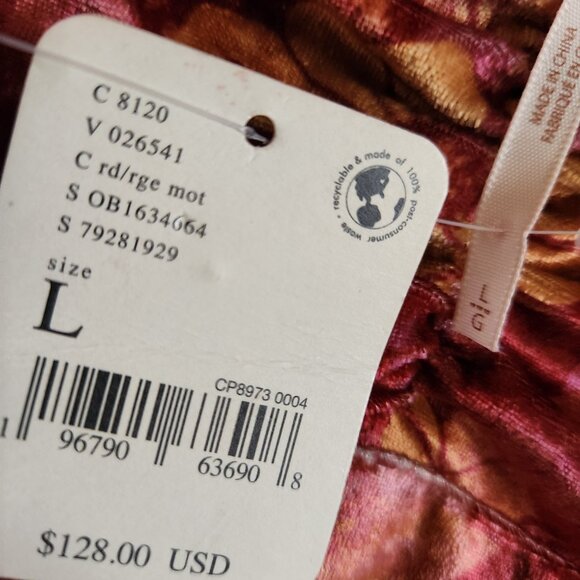 Free People Midi Dress Large Red Wine Carpe Diem Convertible Maxi Skirt NEW - Picture 7 of 13